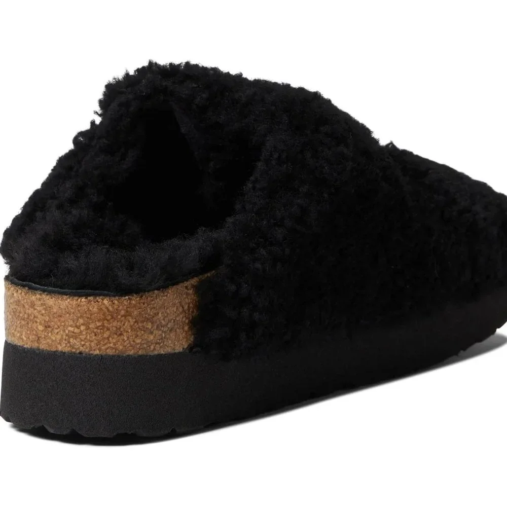 Papillio by Birkenstock Arizona Big Buckle Platform Teddy Eu 41N / US 10N NWT! - Picture 3 of 4